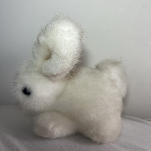 Vintage Eden Bunny Rabbit White Soft Plush Toy Made In Korea 6” - Picture 2 of 9