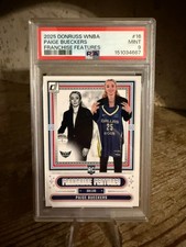 2025 Panini Donruss WNBA Rookie Paige Bueckers #16 Franchise Features RC PSA 9
