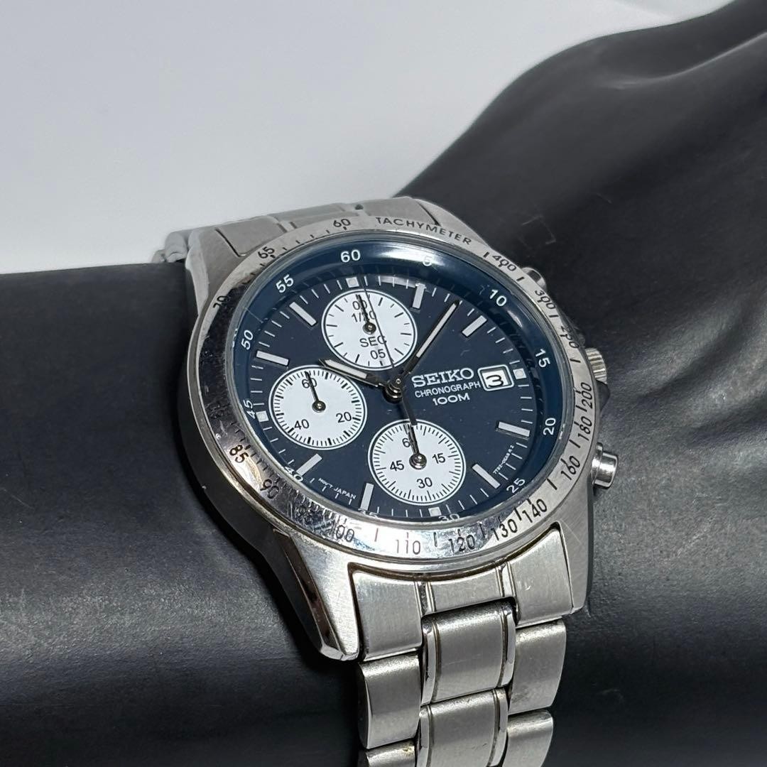 SEIKO 7T92 0DW0 Watch Chronograph Quartz Timepiece St… - Gem