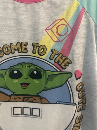 LEGO STAR WARS MANDALORIAN GIRLS NIGHTGOWN SLEEPWEAR PAJAMA. 10/12 - Picture 3 of 8