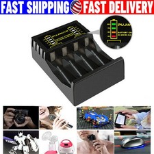 Intelligent Battery Charger 4 Slot For AA AAA NI-CD NI-MH Rechargeable Batteries