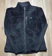 Mountain Hardwear Fleece Black Full Zip  Jacket - Women Size XL
