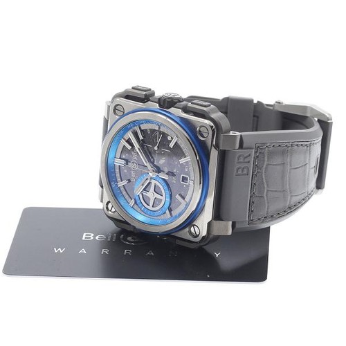 BELL & ROSS BR-X1 HYPERSPACE BRX1-AL-TI-BLU 45mm Ti Skeleton #C1538
