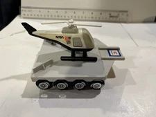 Vintage Toy Tonka 1985 Nasa Helicopter and Launchpad