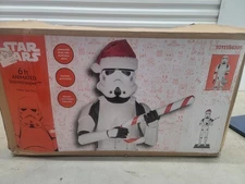 Home Depot Home Accents Holiday 6 Ft Animated Stormtrooper Star Wars Christmas