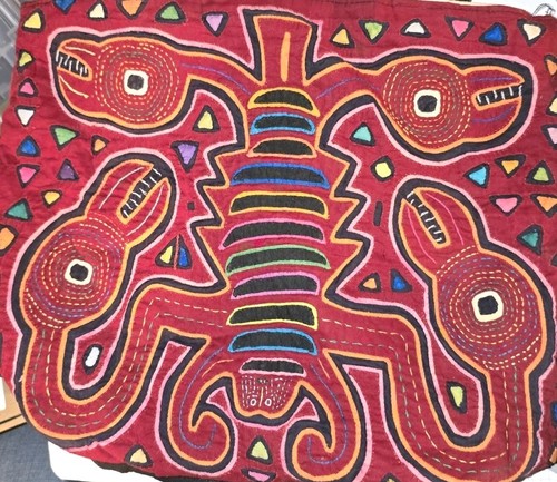Mola Shoulder Bag Kuna Indians 1970's Vintage Purse