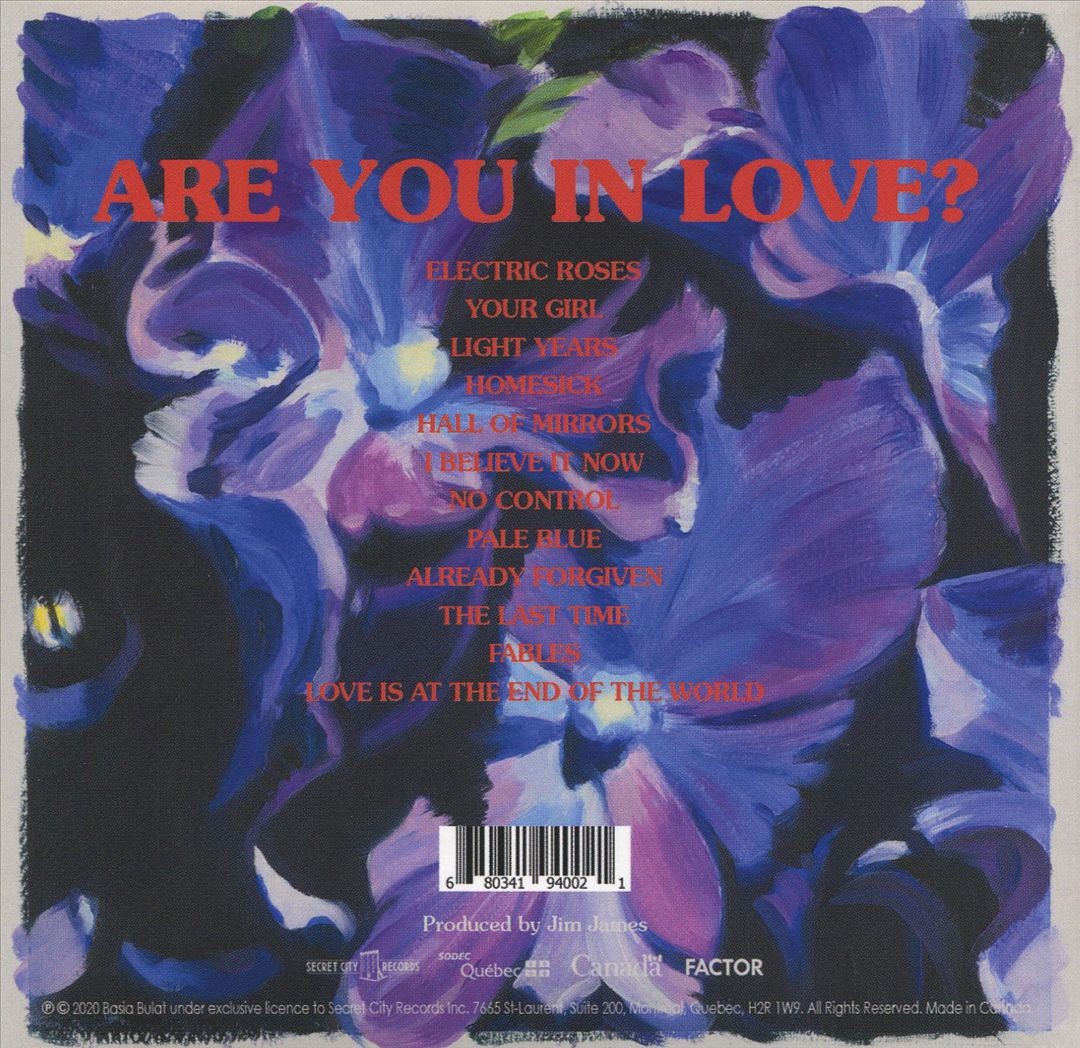 Basia Bulat Are You In Love? New Cd