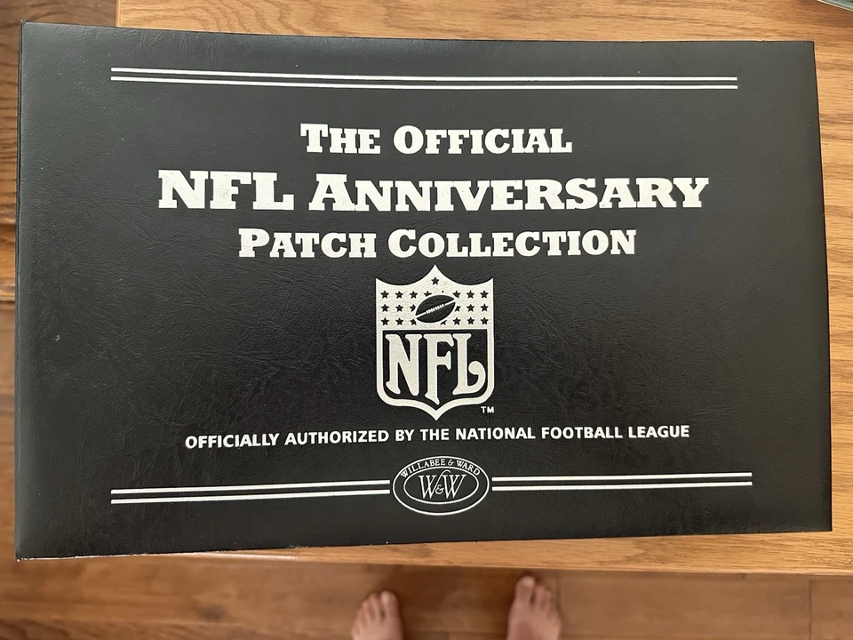 75th Patch Willabee Ward Anniversary Patch Collection NFL NEW 1994 Season w Card - Image 3 of 3