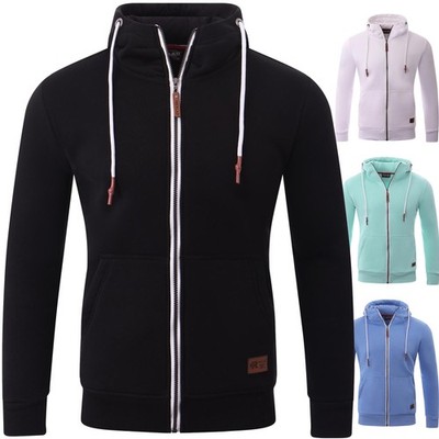 Sweatjacke Herren Zipper Kapuzenpullover Hoodie Pullover Männer Zip RS-1006