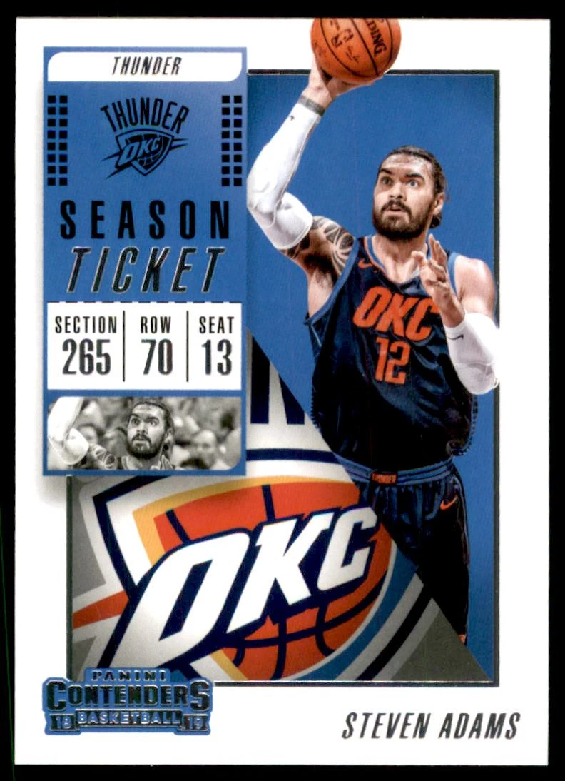 Steven Adams trading card