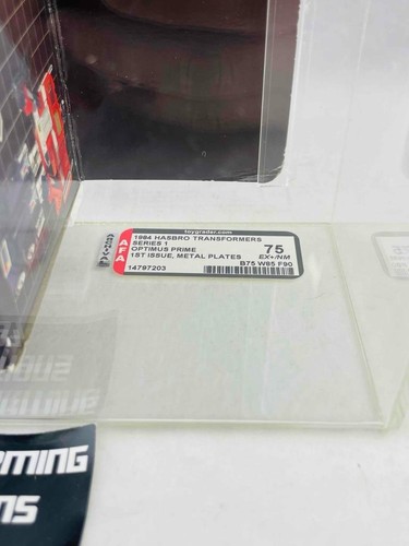 Transformers G1 Original AFA 75 Optimus Prime Metal Plates MISB 75/85/90 - Picture 9 of 9