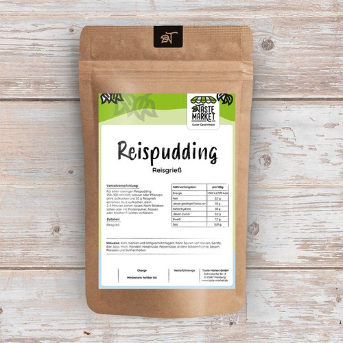 Instant Reispudding GRÖSSENAUSWAHL Rice Pudding  Reisgrieß neutral - Bild 3 von 4