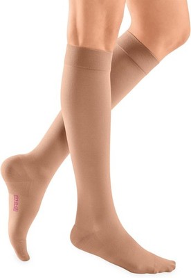 Medi Plus Calf Highs, Closed Toe, 30-40mmHg (Size: III) Beige
