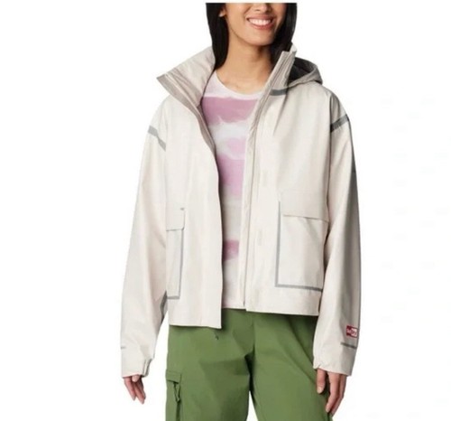 Columbia Women Outdry Extreme Boundless Shell Dark Stone Plus 2X NWT $200 - Picture 5 of 7