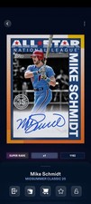 Topps Bunt Midsummer Classic 25 Mike Schmidt 1990 Signature Super Rare DIGITAL