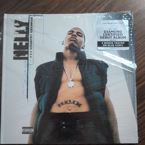 Nelly-Country Grammar-2 LP Translucent Blue Vinyl Record USED