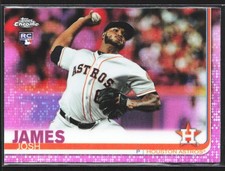 2019 Topps Chrome #55 Josh James Pink Refractor