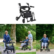 MovingStar AllinOne "E" - Elektro-Rollstuhl, -Rollator & Schiebehilfe, faltbar