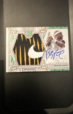 2024 Topps Royalty - Superior Relic Signatures Frances Tiafoe #SRS-FT Green 1/5