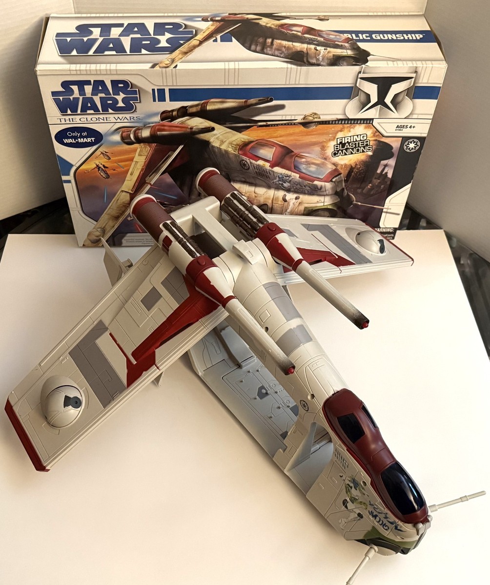 Star Wars The Clone Wars Lucky Lekku Republic Gunship Complete