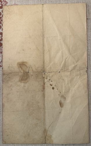 VINTAGE ALTES DOKUMENT AUS MERAN SÜDTIROL 1845 - Imagen 5 de 5