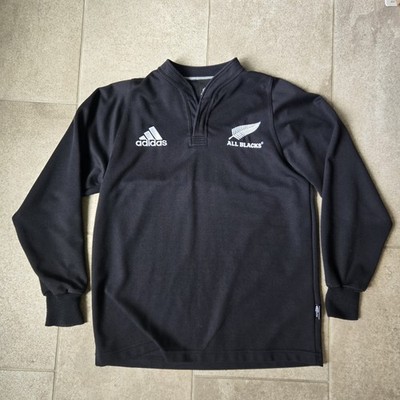Vintage Adidas New Zealand All Blacks Rugby Jersey Shirt Long Sleeve Size S