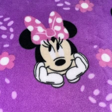 Joann Fabrics Minnie Sweet Dots  anti-pill  fleece fabric by the yard