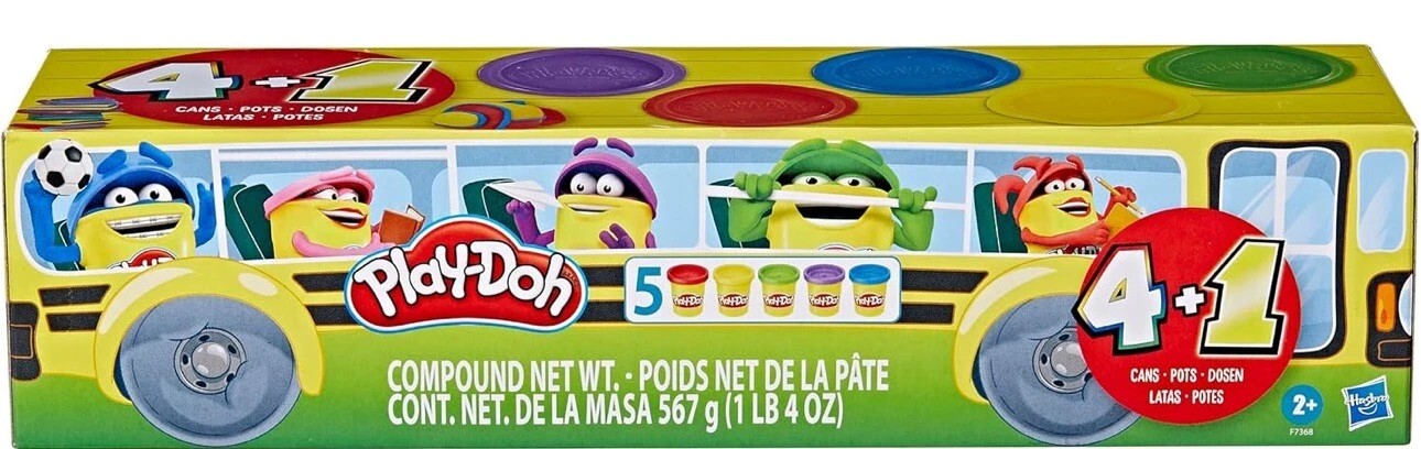 Play-Doh Back To School 5 Pack New (Box Damaged)
