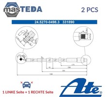 245270-04983 BREMSSCHLAUCH BREMSLEITUNG VORNE ATE 2PCS FÜR PEUGEOT 208 II