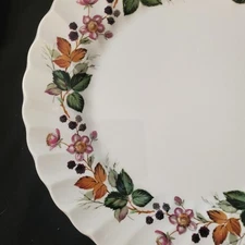 Hedgerow Dinner Plates (7) By Myott Staffordshire England Old Chelsea with Flaws