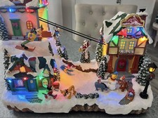 Disney Musical Ski Lift Village Christmas Holiday Mickey NEW Sams Club Exclusive