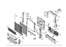 Genuine Mercedes-Benz Air Deflector Box 222-505-03-00