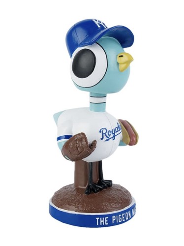 The PIGEON NIGHT Kansas City Royals BOBBLEHEAD 9-5-25 THEME Sold Out