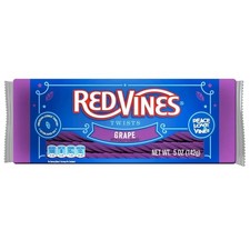 Red Vines Grape Licorice Twists 5oz Classic Chewy Candy Snack, Fruity Flavor