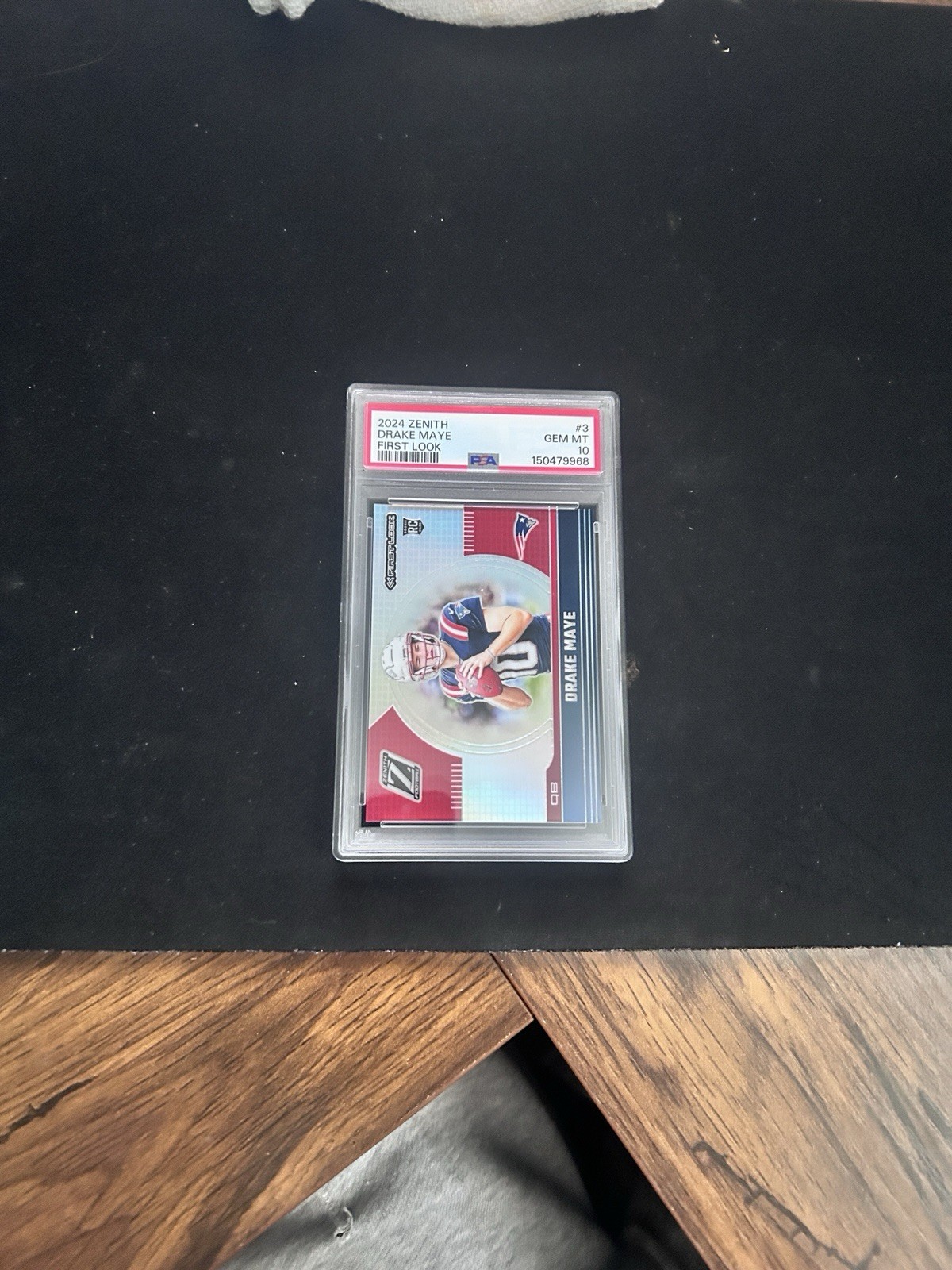 2024 Panini Zenith #3 Drake Maye Rookie First Look Prizm Silver SSP