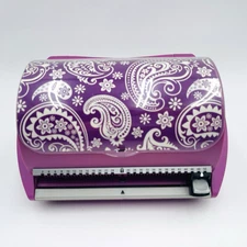 Discgear 50 CD Disc Storage Holder Paisley Purple DVD Game 4K