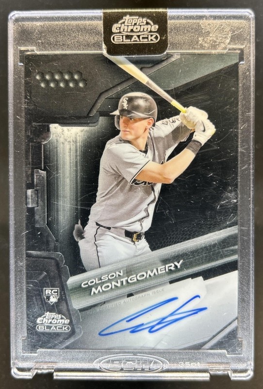 2026 Topps Chrome Black Colson Montgomery Auto RC Rookie #CBA-CMO White Sox