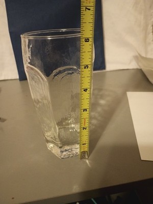 Vintage Libbey Chivalry Clear 6 1/8  Cooler Tumbler Glass 16oz Replacement