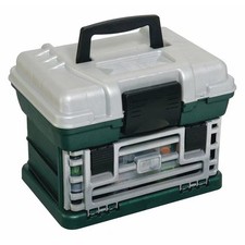 Plano Adjustable Compartment Box with 6 to 42 compartments, Plastic, 9 3/4 in H
