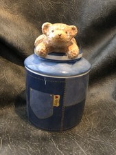 1998 Vintage Cookie Jar St Michael M&S Biscuit Barrel Vintage Teddy Bear Storage