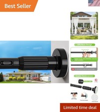 Extra Long 41-165 inch Heavy Duty Tension Curtain Rod - No Drill Installation