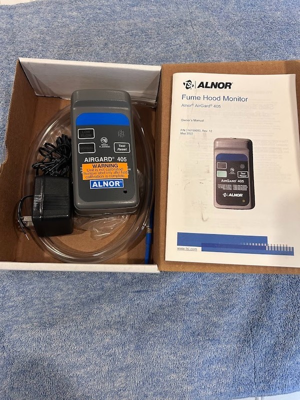 Alnor Airgard Fume Hood Monitor Model 405
