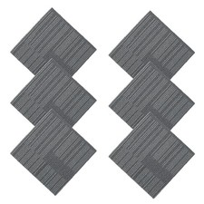 6 Pcs Tapis Dalles De Moquette Antidérapantes Autocollantes