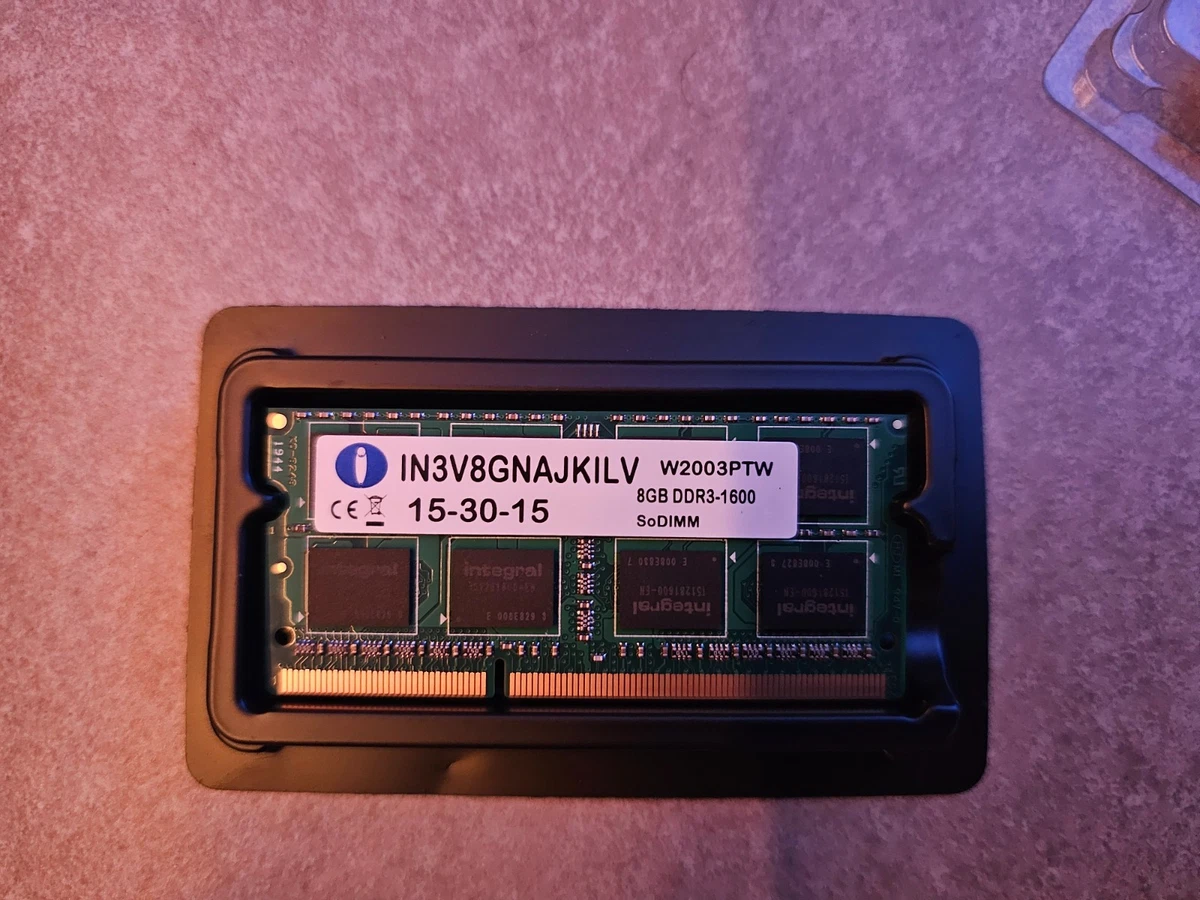 Mémoire RAM DDR3L 8 Go Ou 4 Go Pour Portable - 1600 MHz, 1.35V, Neuve, Garantie à Vie !