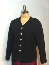 Vintage Classic 80% Wool Short Jacket - Cardigan Uk 12 40" B