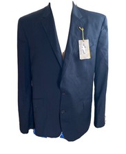 Ted Baker London Endurance Men Black Pinstripe Blazer 46R New Made Canada   Wool