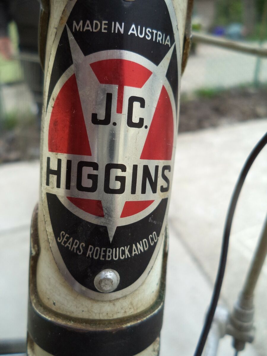 VINTAGE JC HIGGINS Bicycle HNL 3 Speed w/Bicycle Generator w VINTAGE JC HIGGINS Bicycle HNL 3 Speed w/Bicycle Generator w