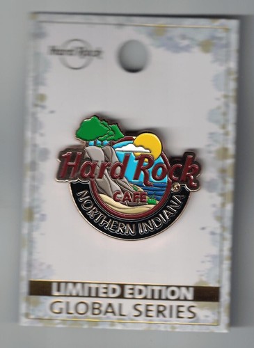 Hard Rock Cafe Northern Indiana Global Logo Series 2023 Pin - Picture 2 of 2