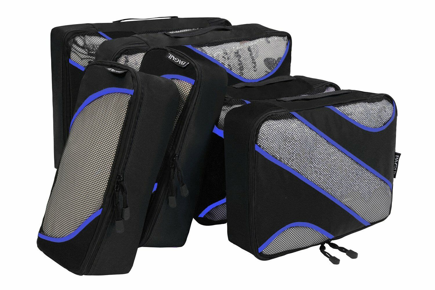 6 PACKING CUBES ORGANISER  Packing Cubes for Travel, Compression Luggage Storage-image
