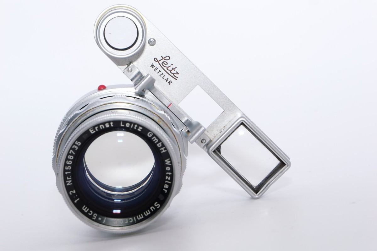 Leica M3 Summicron-DR 50mm f2 lens. Close Up Eyes with Case